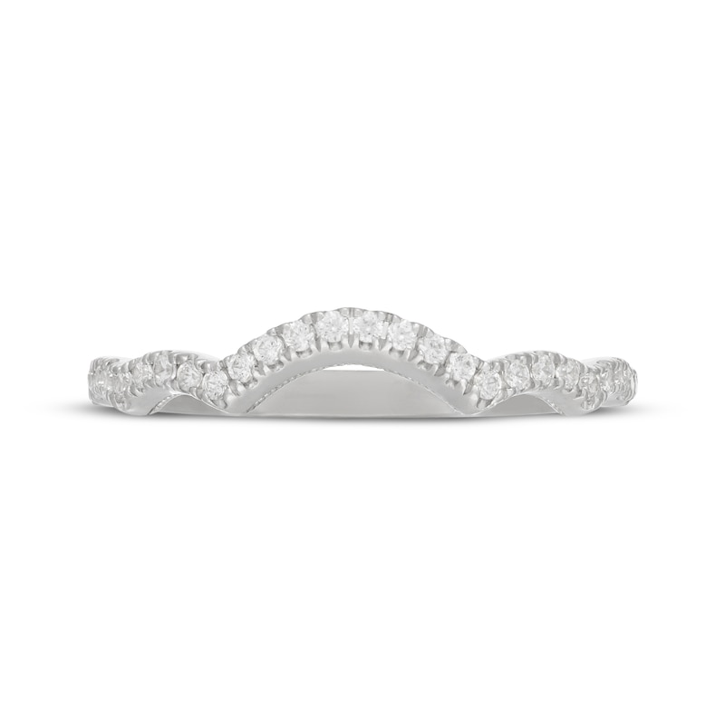 Main Image 3 of Neil Lane Diamond Contour Wedding Band 1/5 ct tw 14K White Gold