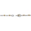 Thumbnail Image 3 of Citrine & White Lab-Created Sapphire Infinity Bracelet Sterling Silver 7.25"