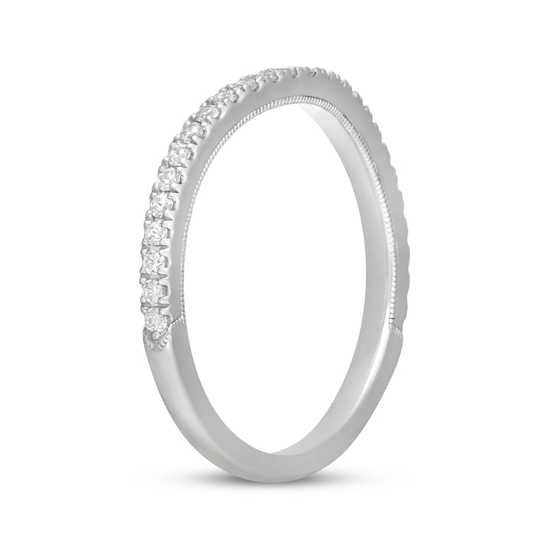 Main Image 8 of Neil Lane Diamond Contour Wedding Band 1/4 ct tw 14K White Gold