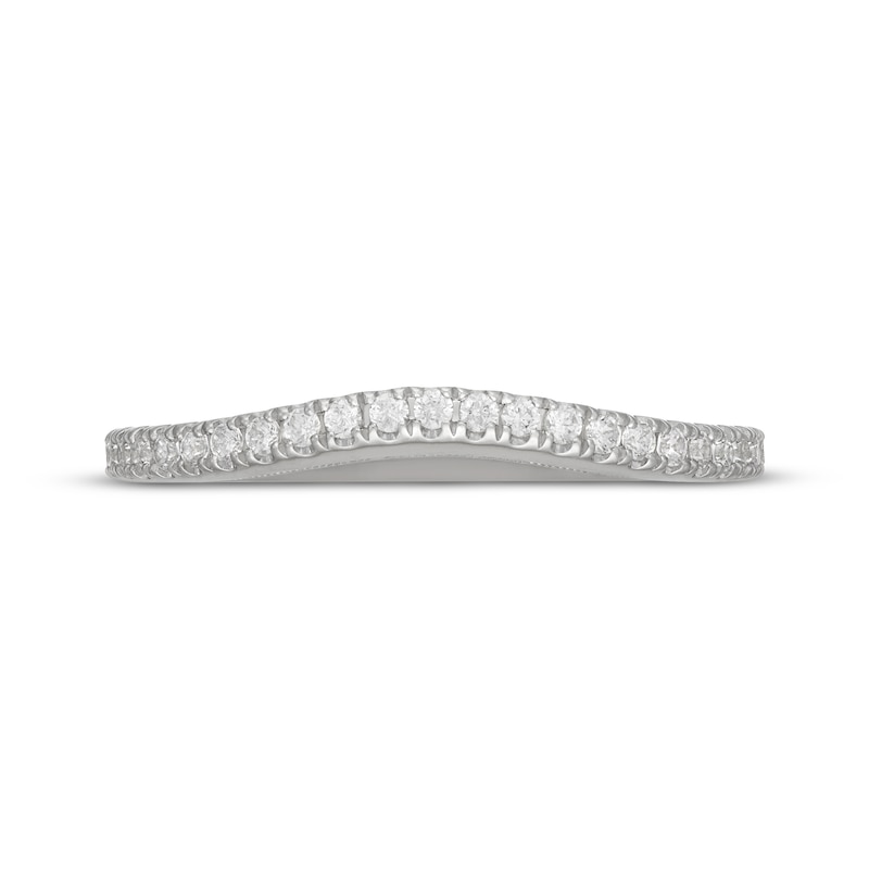 Main Image 9 of Neil Lane Diamond Contour Wedding Band 1/4 ct tw 14K White Gold