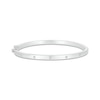 Thumbnail Image 1 of Diamond Five-Stone Bangle Bracelet 1/6 ct tw Sterling Silver