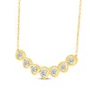 Thumbnail Image 2 of KAY Lab-Grown Diamonds Smile Necklace 5/8 ct tw 14K Yellow Gold 18"