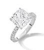 Thumbnail Image 1 of Neil Lane Artistry Cushion-Cut Lab-Grown Diamond Engagement Ring 5-5/8 ct tw 14K White Gold