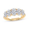 Thumbnail Image 1 of KAY Lab-Grown Diamonds Oval-Cut Graduating Ring 2 ct tw 14K Yellow Gold
