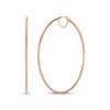 Thumbnail Image 1 of Tube Hoop Earrings 10K Rose Gold 70mm