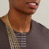 Thumbnail Image 4 of Men's Diamond Figaro Chain Necklace 2-3/4 ct tw Sterling Silver 20"