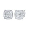 Thumbnail Image 3 of Diamond Vintage-Inspired Cushion-Shaped Gift Set 3/8 ct tw Sterling Silver
