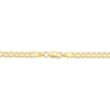 Thumbnail Image 3 of 4.1mm Curb Chain Necklace 10K Hollow Yellow Gold 20"