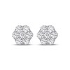 Thumbnail Image 2 of KAY Lab-Grown Diamonds Men's Stud Earrings 2-3/4 ct tw Sterling Silver