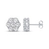 Thumbnail Image 3 of KAY Lab-Grown Diamonds Men's Stud Earrings 2-3/4 ct tw Sterling Silver