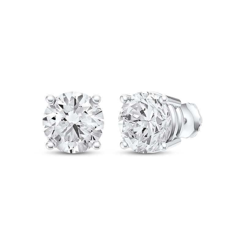 Main Image 1 of KAY Lab-Grown Diamond Solitaire Stud Earrings 6 ct tw 14K White Gold (F/VS2)