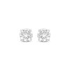 Thumbnail Image 2 of Round-Cut Diamond Solitaire Stud Earrings 1 ct tw 10K White Gold (I/I3)
