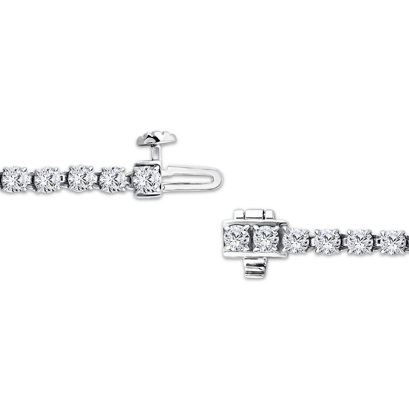 Main Image 3 of KAY Lab-Grown Diamonds Riviera Necklace 21 ct tw 14K White Gold 17.5"