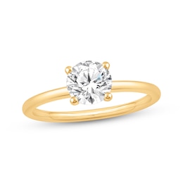 Adore Lab-Grown Diamonds Round-Cut Solitaire Engagement Ring 1 ct tw 14K Yellow Gold (F/VS2)