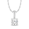 Thumbnail Image 2 of KAY Lab-Grown Diamonds Round-Cut Necklace & Earrings Solitaire Gift Set 1/2 ct tw Sterling Silver (F/SI2)