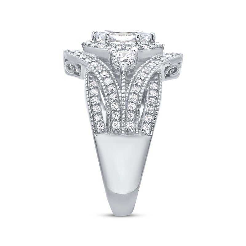 Adore Marquise-Cut & Round-Cut Diamond Engagement Ring 1 ct tw 14K White Gold