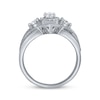 Thumbnail Image 2 of Adore Marquise-Cut & Round-Cut Diamond Engagement Ring 1 ct tw 14K White Gold