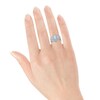 Thumbnail Image 3 of Adore Marquise-Cut & Round-Cut Diamond Engagement Ring 1 ct tw 14K White Gold