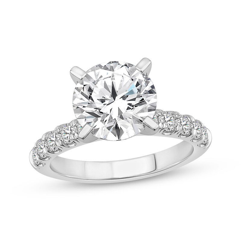 Lab-Created Diamonds by KAY Round-Cut Engagement Ring 4-5/8 ct tw 14K White Gold