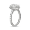 Thumbnail Image 2 of Neil Lane Artistry Oval-Cut Lab-Grown Diamond Engagement Ring 4 ct tw 14K White Gold