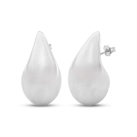 Teardrop Earrings Sterling Silver