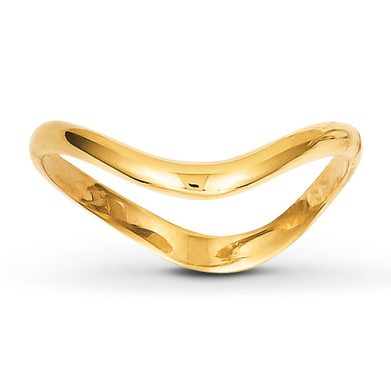 Women's Wave Ring 14K Yellow Gold