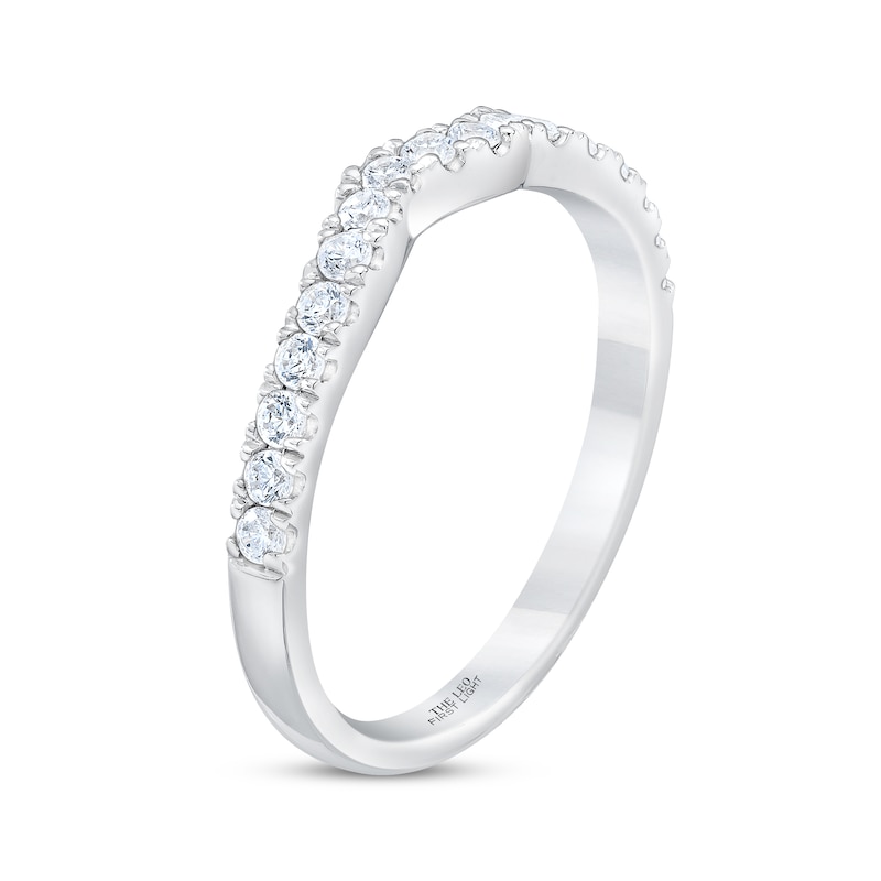 Main Image 2 of THE LEO First Light Diamond Wedding Band 1/3 ct tw 14K White Gold