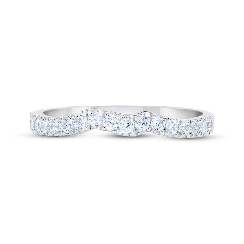 Main Image 3 of THE LEO First Light Diamond Wedding Band 1/3 ct tw 14K White Gold