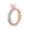 Thumbnail Image 2 of Neil Lane Artistry Oval-Cut Lab-Grown Diamond Bridal Set 1-3/8 ct tw 14K Rose Gold