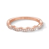 Thumbnail Image 3 of Neil Lane Artistry Lab-Grown Diamond Scalloped Wedding Band 1/6 ct tw 14K Rose Gold
