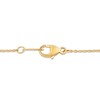 Thumbnail Image 4 of Diamond Plumeria Flower Necklace 1/10 ct tw 10K Yellow Gold 18"