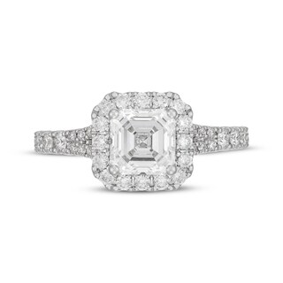 Neil Lane Artistry Square Emerald-Cut Lab-Grown Diamond Halo