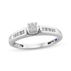 Thumbnail Image 1 of Adore Round-Cut Diamond Engagement Ring 1/4 ct tw 10K White Gold