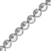 Thumbnail Image 3 of Bead Chain Necklace 5mm Solid Sterling Silver 18"