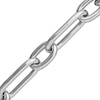 Thumbnail Image 2 of Paperclip Chain Toggle Bracelet Semi-Solid Sterling Silver 8"