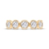Thumbnail Image 3 of Adore Lab-Grown Diamonds Seven-Stone Bezel-Set Anniversary Ring 2 ct tw 14K Yellow Gold