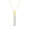 Thumbnail Image 2 of STUDIO BY KAY Multi-Diamond Chain Link Necklace 1/3 ct tw 24K Yellow Gold Vermeil Sterling Silver 18"