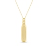 Thumbnail Image 3 of STUDIO BY KAY Multi-Diamond Chain Link Necklace 1/3 ct tw 24K Yellow Gold Vermeil Sterling Silver 18"
