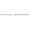 Thumbnail Image 3 of White Lab-Created Sapphire Line Bracelet 18K Yellow Gold-Plated Sterling Silver 7.25"
