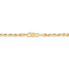 Thumbnail Image 3 of Silk Rope Chain Necklace 3mm Solid 14K Yellow Gold 22"