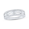 Thumbnail Image 1 of Diamond Anniversary Ring 1/2 ct tw 10K White Gold