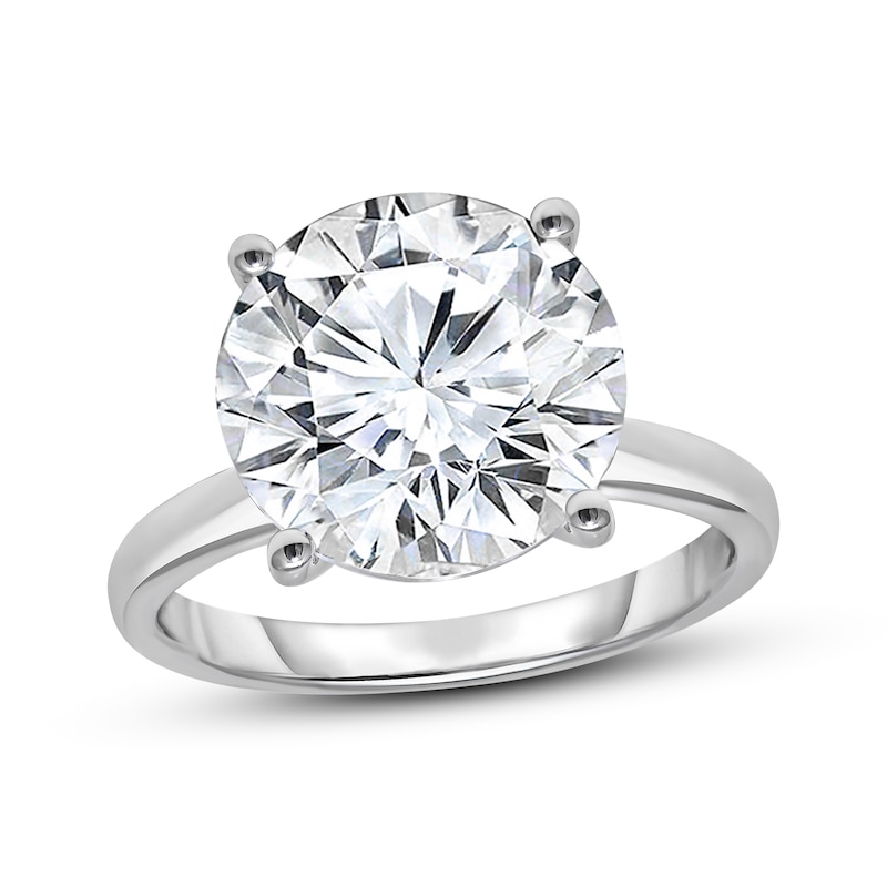 Main Image 1 of Lab-Grown Diamonds Round-Cut Solitaire Engagement Ring 6 ct tw 14K White Gold (F/SI2)