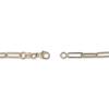 Thumbnail Image 3 of 3.2mm Paperclip Chain Necklace Hollow 10K Yellow Gold 18.25"