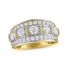 KAY Lab-Grown Diamonds Men's Ring 2 ct tw 10K Yellow Gold