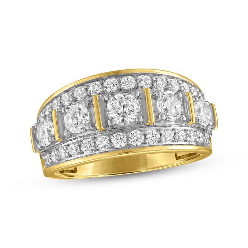 Main Image 1 of KAY Lab-Grown Diamonds Men's Ring 2 ct tw 10K Yellow Gold