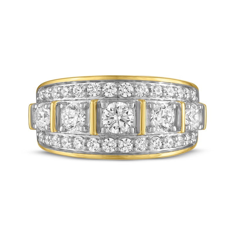 Main Image 3 of KAY Lab-Grown Diamonds Men's Ring 2 ct tw 10K Yellow Gold