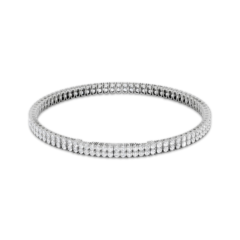 Main Image 1 of KAY Lab-Grown Diamonds Men's Bracelet 7 ct tw Sterling Silver 8.5"