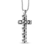 Thumbnail Image 2 of Men's Skull Cross Necklace Stainless Steel & Gray Ion Plating 24"