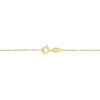 Thumbnail Image 3 of Oval-Cut Lab-Created Ruby & Diamond Necklace 10K Yellow Gold 18"