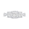 Thumbnail Image 3 of Princess-Cut Diamond Three-Stone Engagement Ring 1-1/8 ct tw 14K White Gold